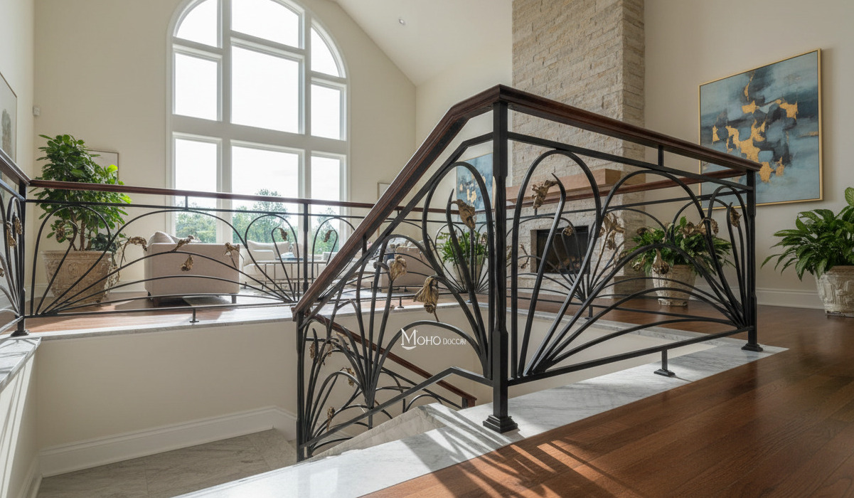 Elegant Custom Railings: Transform Your Space with Moho Decor